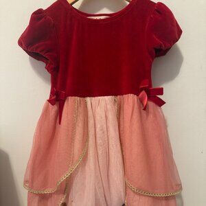 Mini Boden Nutcracker Velvet/Tulle Dress 5/6